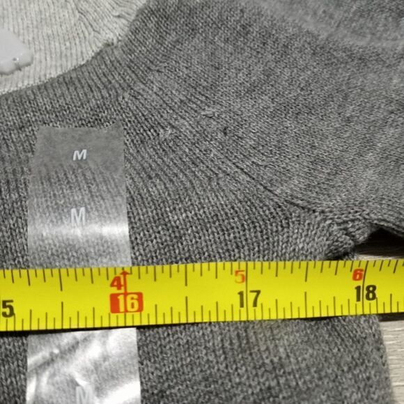 DKNY knit dress with beads on the chest midi dress size Medium - Picture 9 of 10